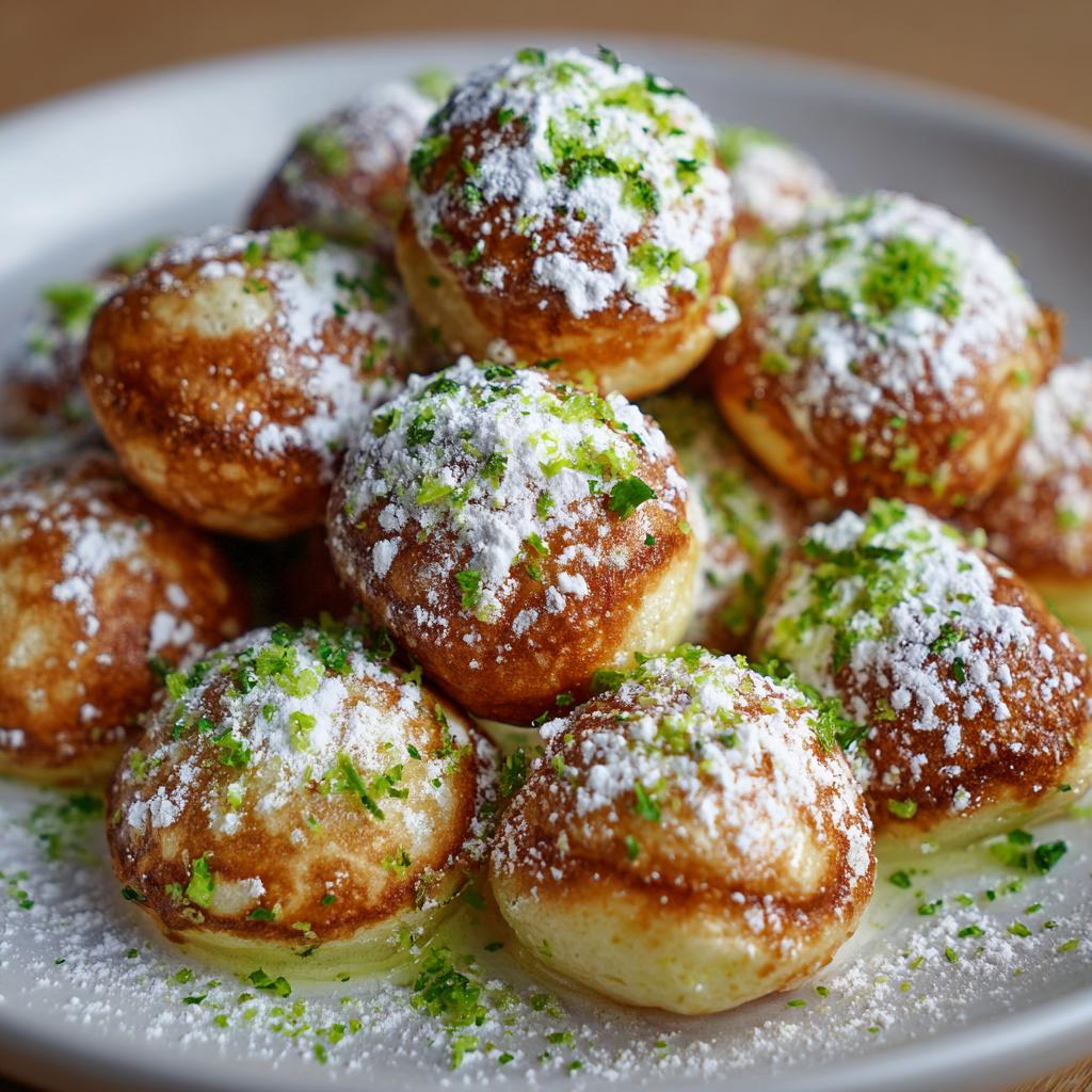 Poffertjes met Verse Munt en Limoen - detail 1