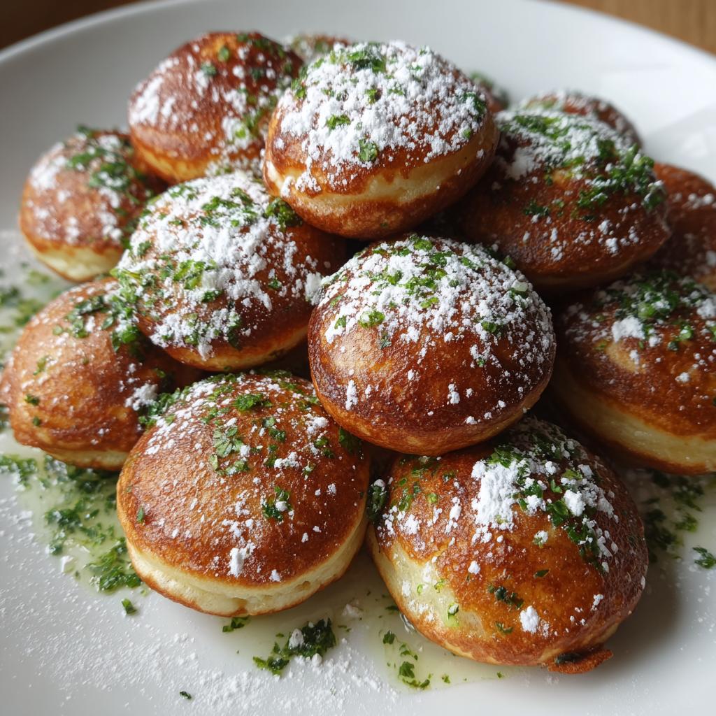 Poffertjes met Verse Munt en Limoen