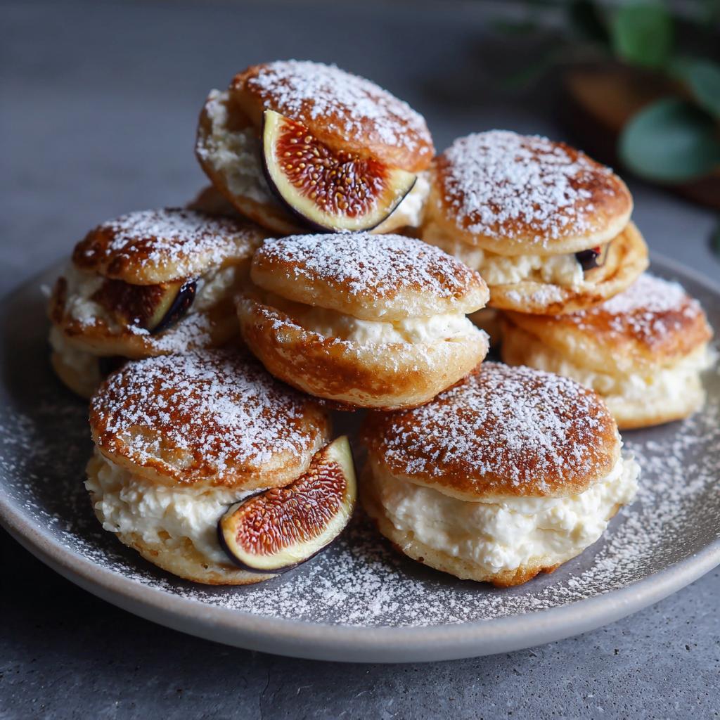 Poffertjes met Vijgen en Roomkaasvulling - detail 1