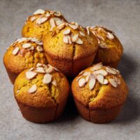 Pompoen en Amandel Muffins