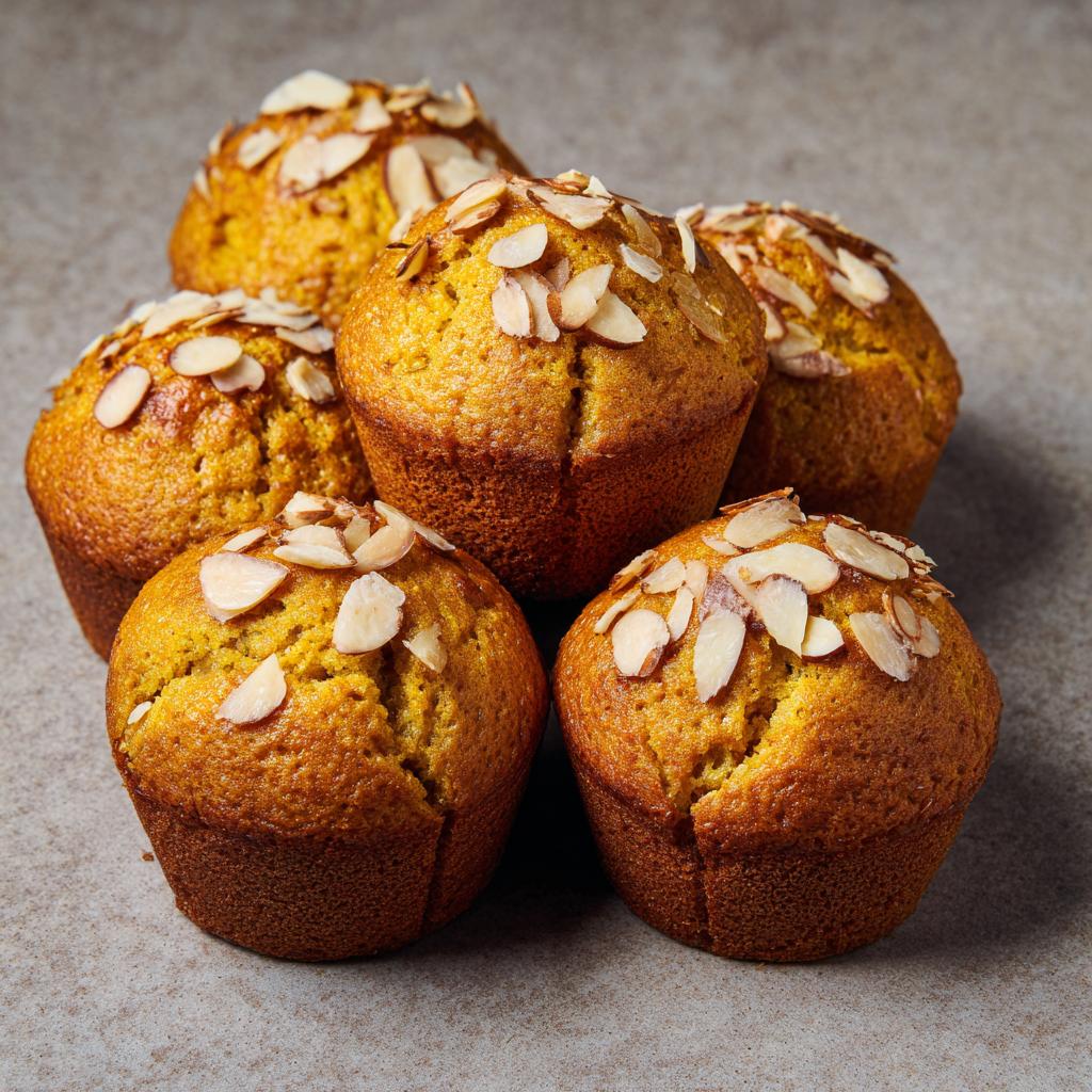 Pompoen en Amandel Muffins