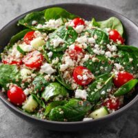 Quinoa Spinaziesalade