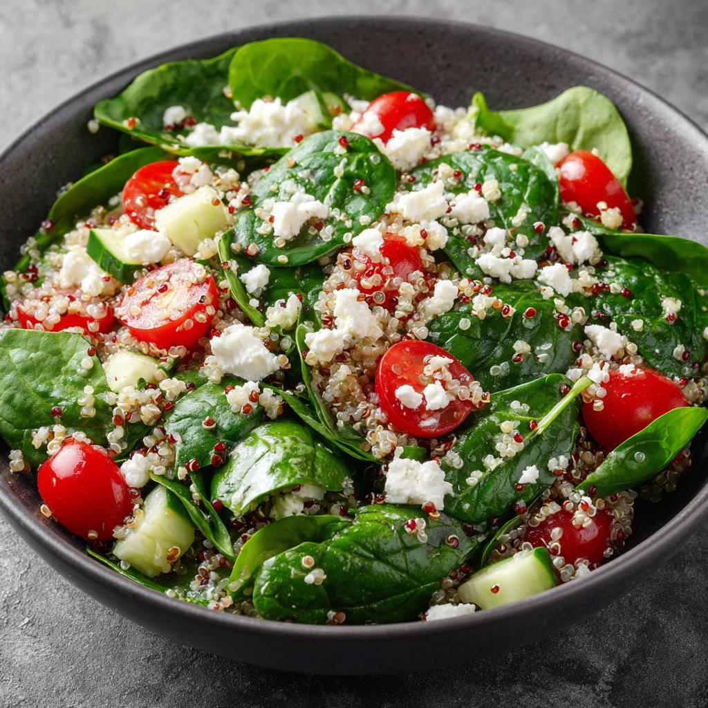Quinoa Spinaziesalade