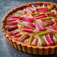 Rabarbertaart met Gember