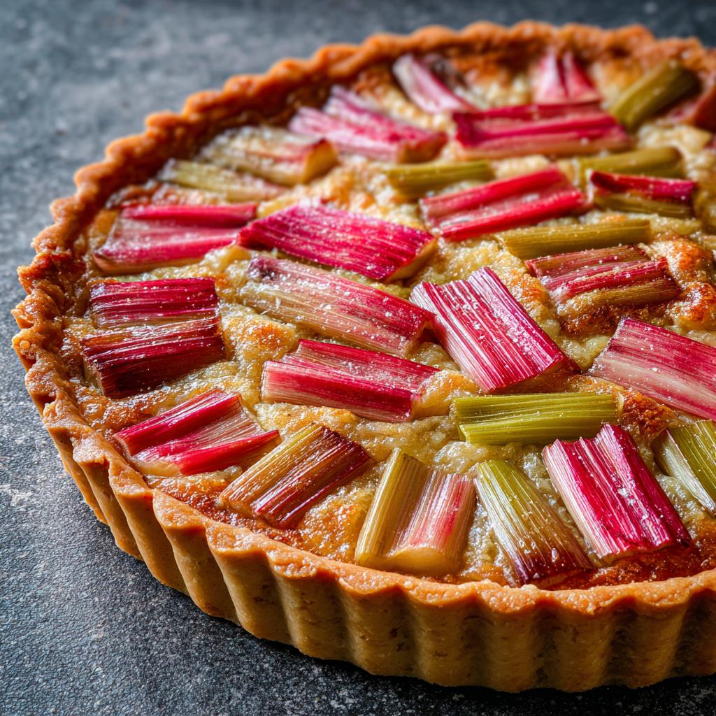 Rabarbertaart met Gember