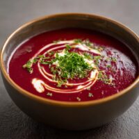 Rozenbottelsoep met Gember