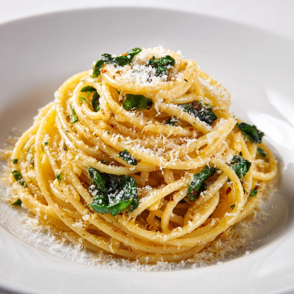 Spaghetti met Basilicum en Parmezaanse Kaas: Geniet nu! - detail 1