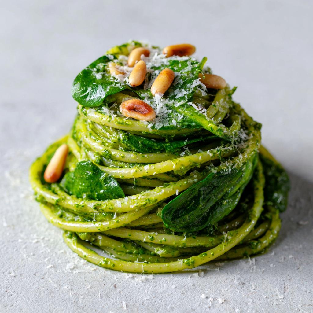Spaghetti met Pesto en Spinazie: Ontdek de Gezonde Voordelen! - detail 1