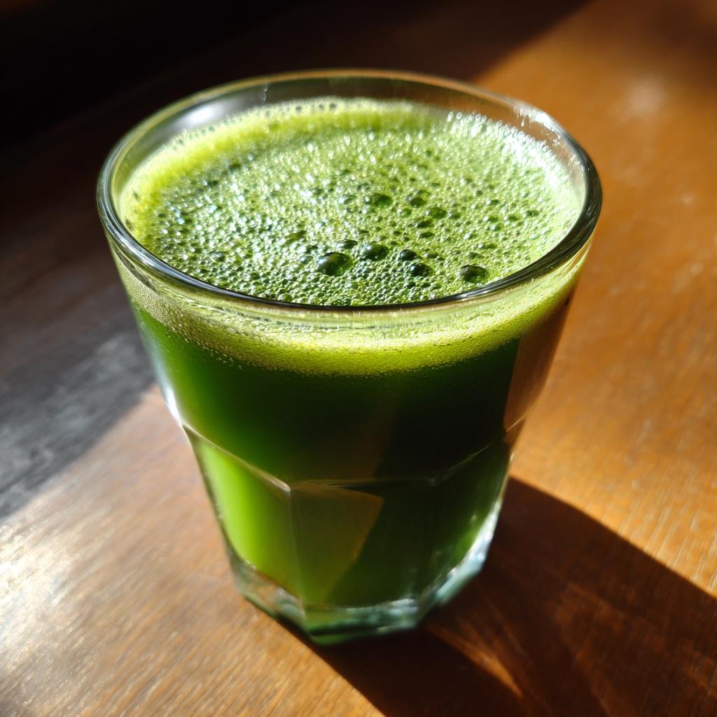 Spinazie-Appel-Citroen Sap - detail 1