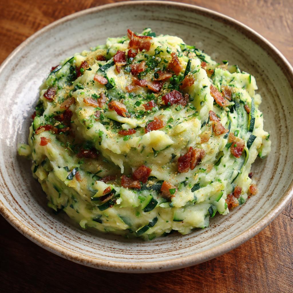 Stamppot met Courgette en Spek - detail 1