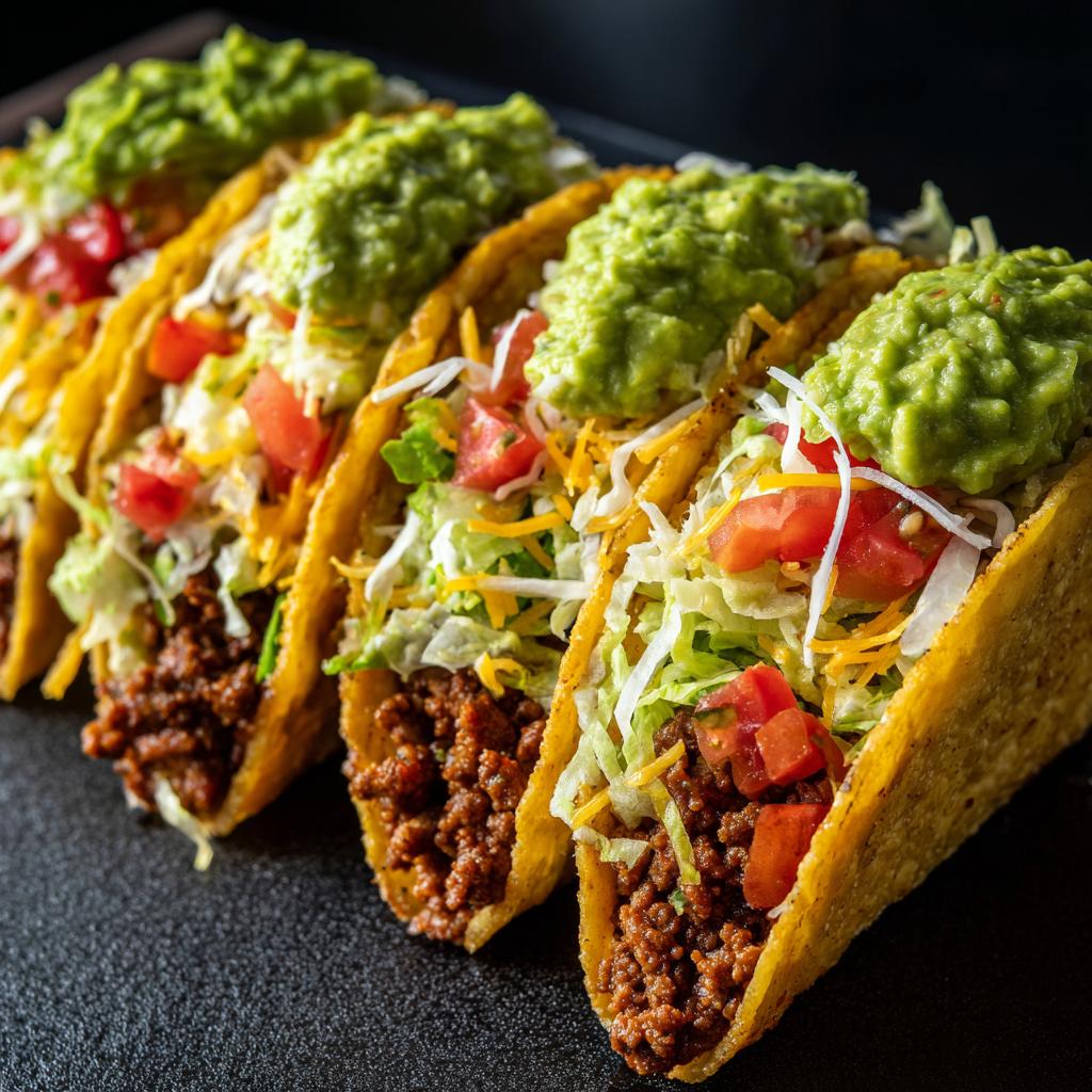 Taco's met Gehakt, Ui en Guacamole zijn onweerstaanbaar!