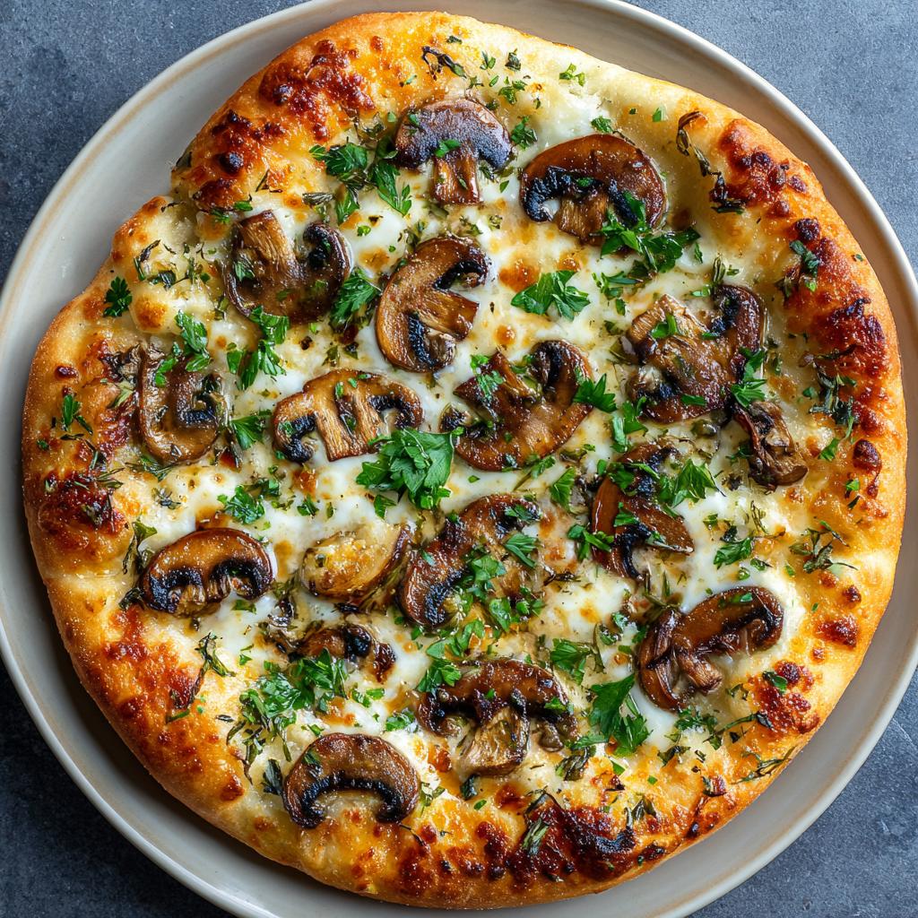 Truffelolie, Kaas en Champignon Pizza - detail 1
