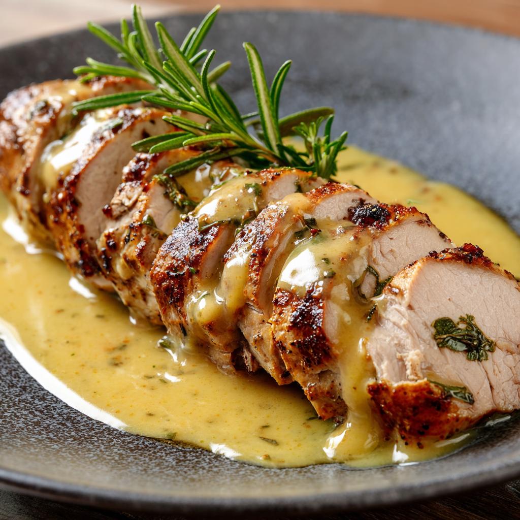 Varkenshaas met Rozemarijn-Saus - detail 1