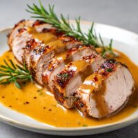 Varkenshaas met Rozemarijn-Saus