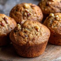 Vegan Bananenwalnoten Muffins