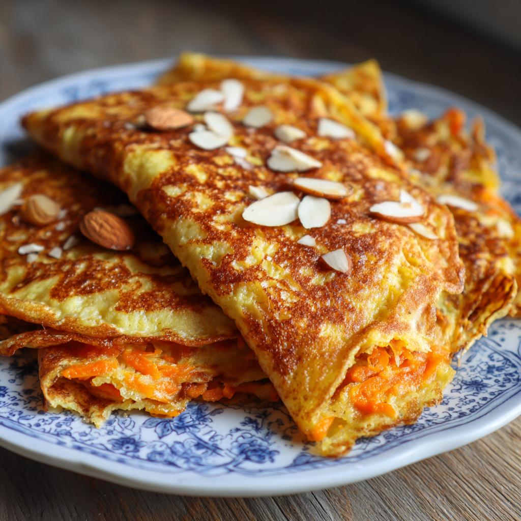 Wortel-Amandel Pannenkoeken: Gezond en Heerlijk Ontbijt! - detail 1