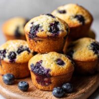 Zuivelvrije Blauwe Bessen Muffins