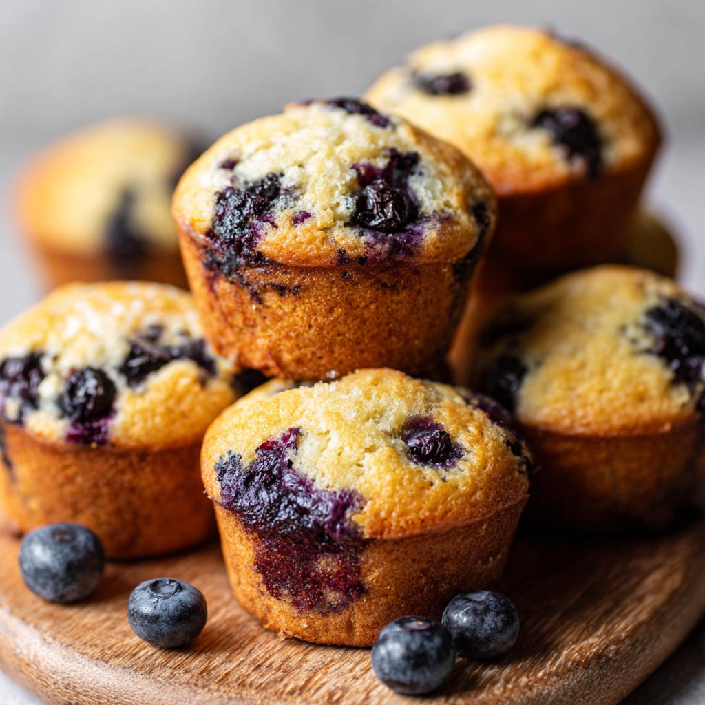 Zuivelvrije Blauwe Bessen Muffins