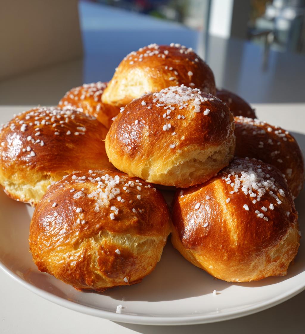 10 minute fluffy air fryer pretzel bites - detail 1