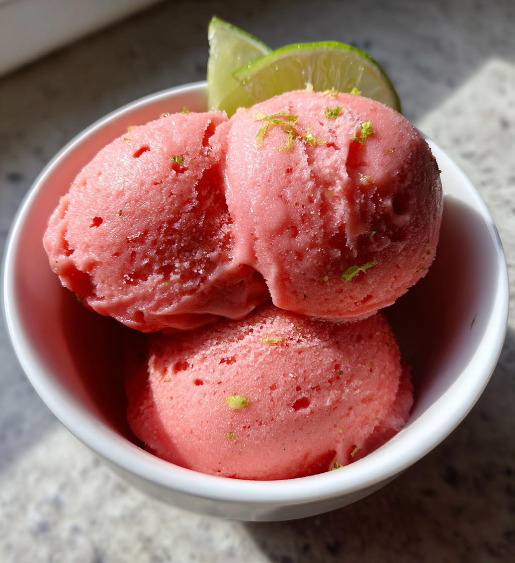 5 minute watermelon sorbet 2 ingredients