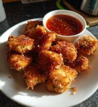 air fryer bang bang salmon bites