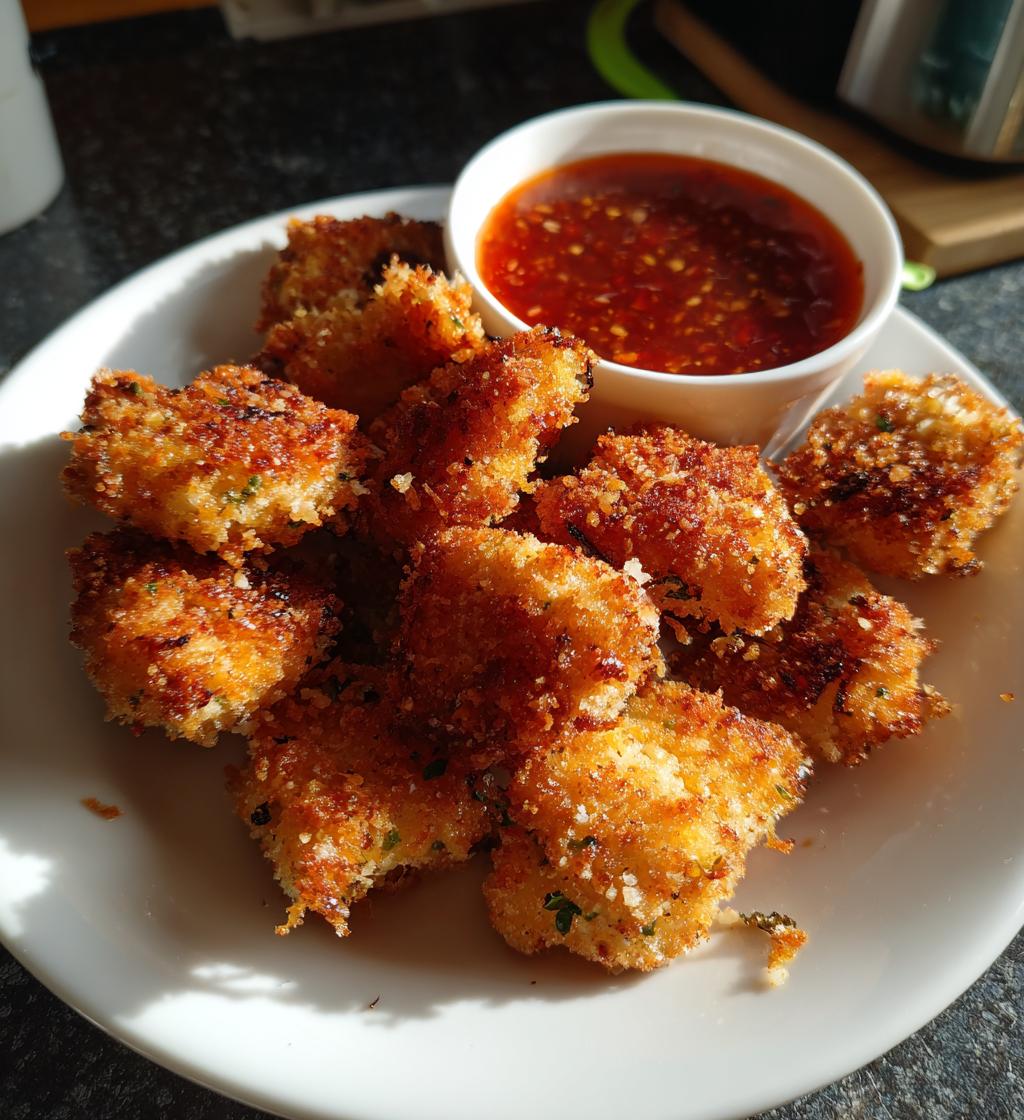 air fryer bang bang salmon bites