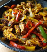 air fryer chicken fajitas