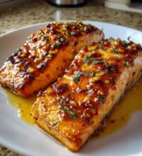 air fryer honey garlic salmon