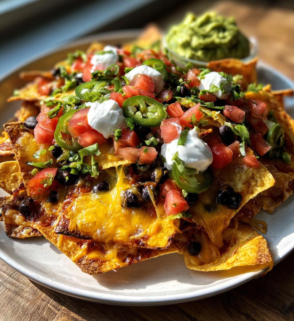 air fryer nachos - detail 1
