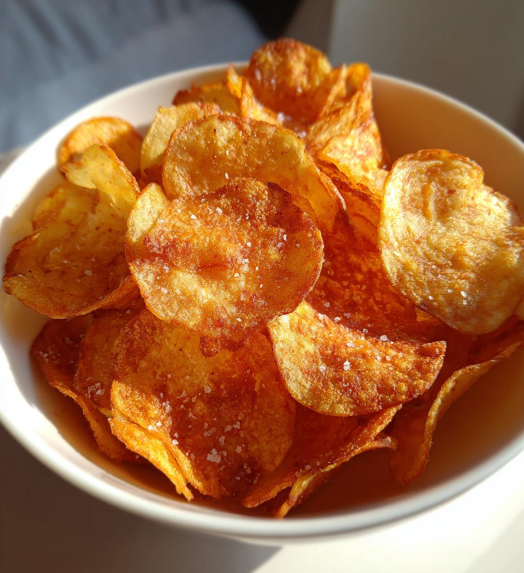 air fryer potato chips recipe - detail 1