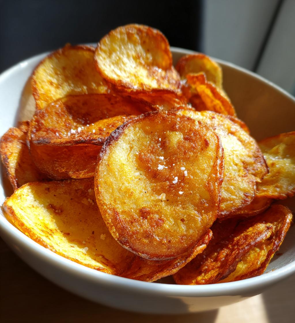 air fryer potato chips recipe