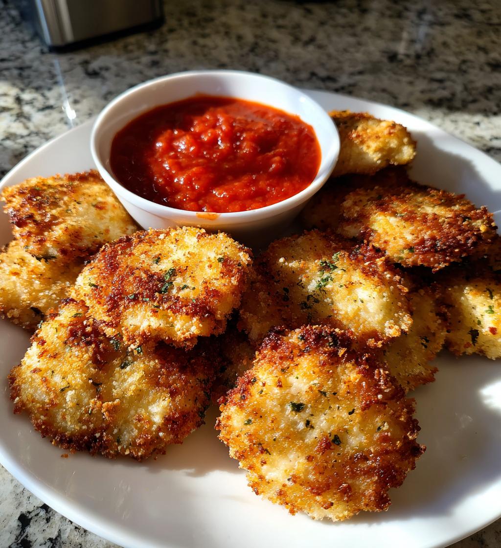 air fryer ravioli - detail 1