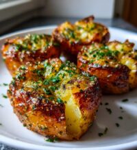 air fryer smashed potatoes