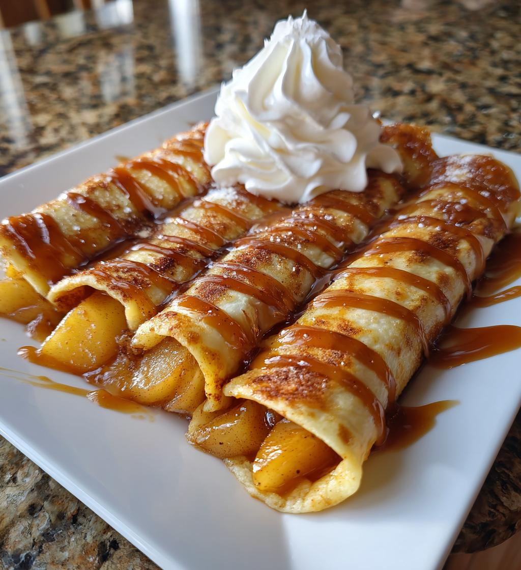 apple pie enchiladas - detail 1