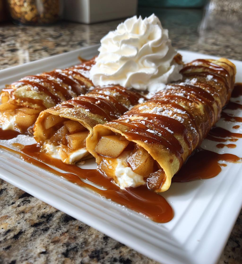 apple pie enchiladas