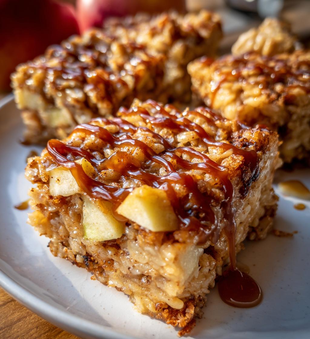 apple pie rice krispie treats