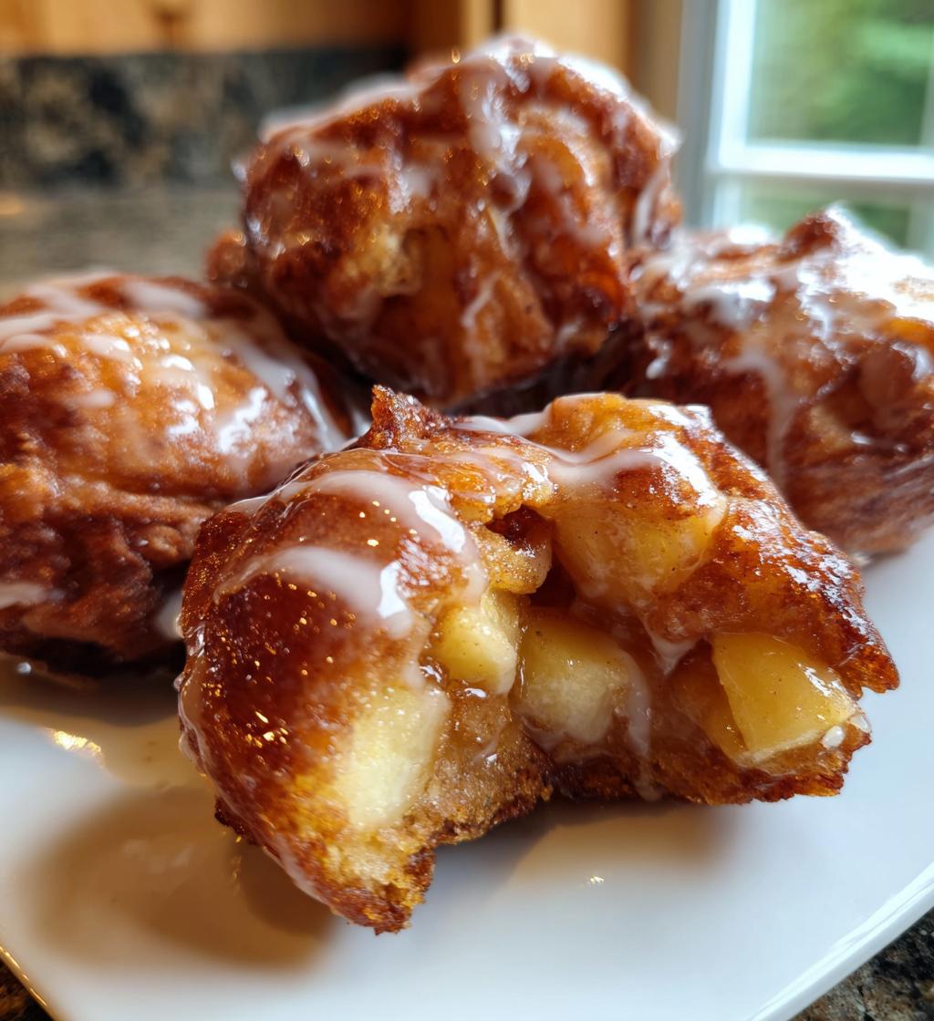 baked apple fritters