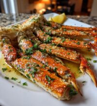 baked crab legs in butter sauce