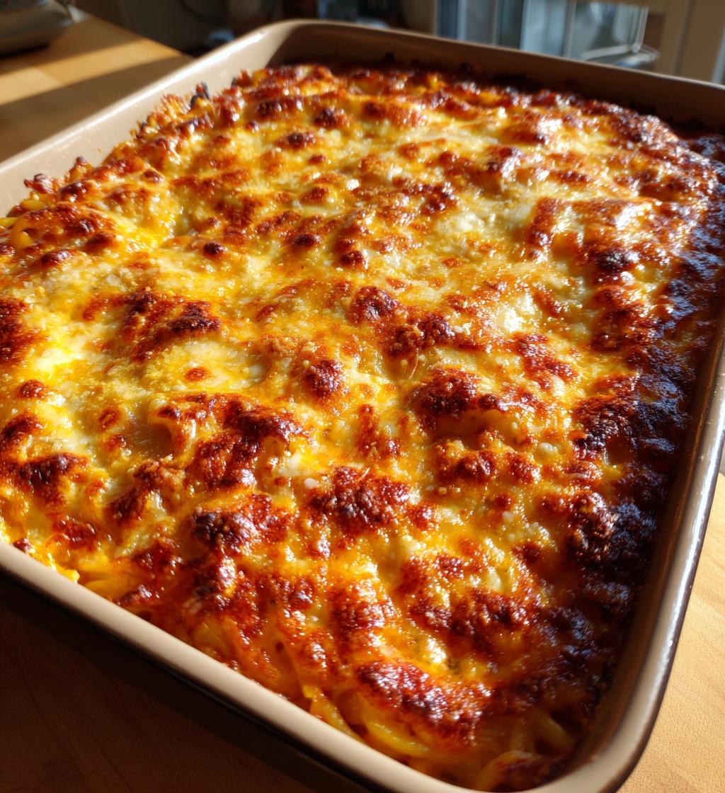 baked cream cheese spaghetti