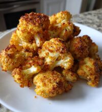 baked crunchy cauliflower