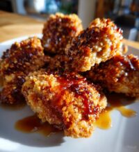 baked crunchy hot honey chicken