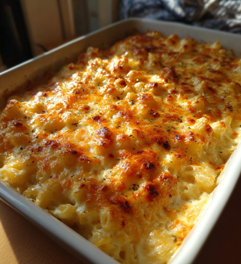 baked mac and cheese - detail 1