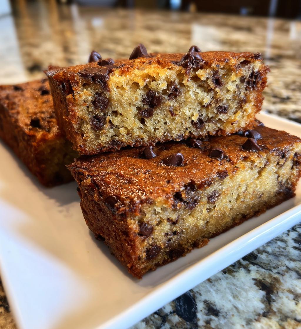 banana chocolate chip bars