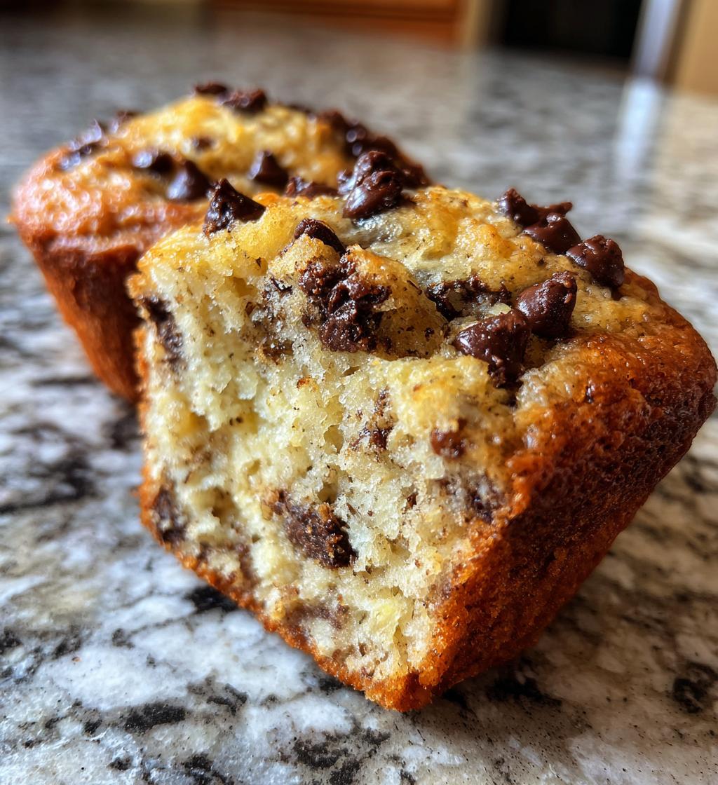 banana chocolate chip yogurt muffins - detail 1