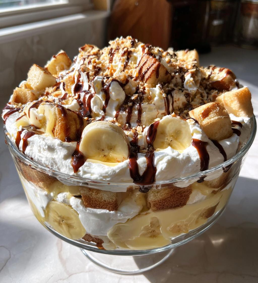 banana split trifle