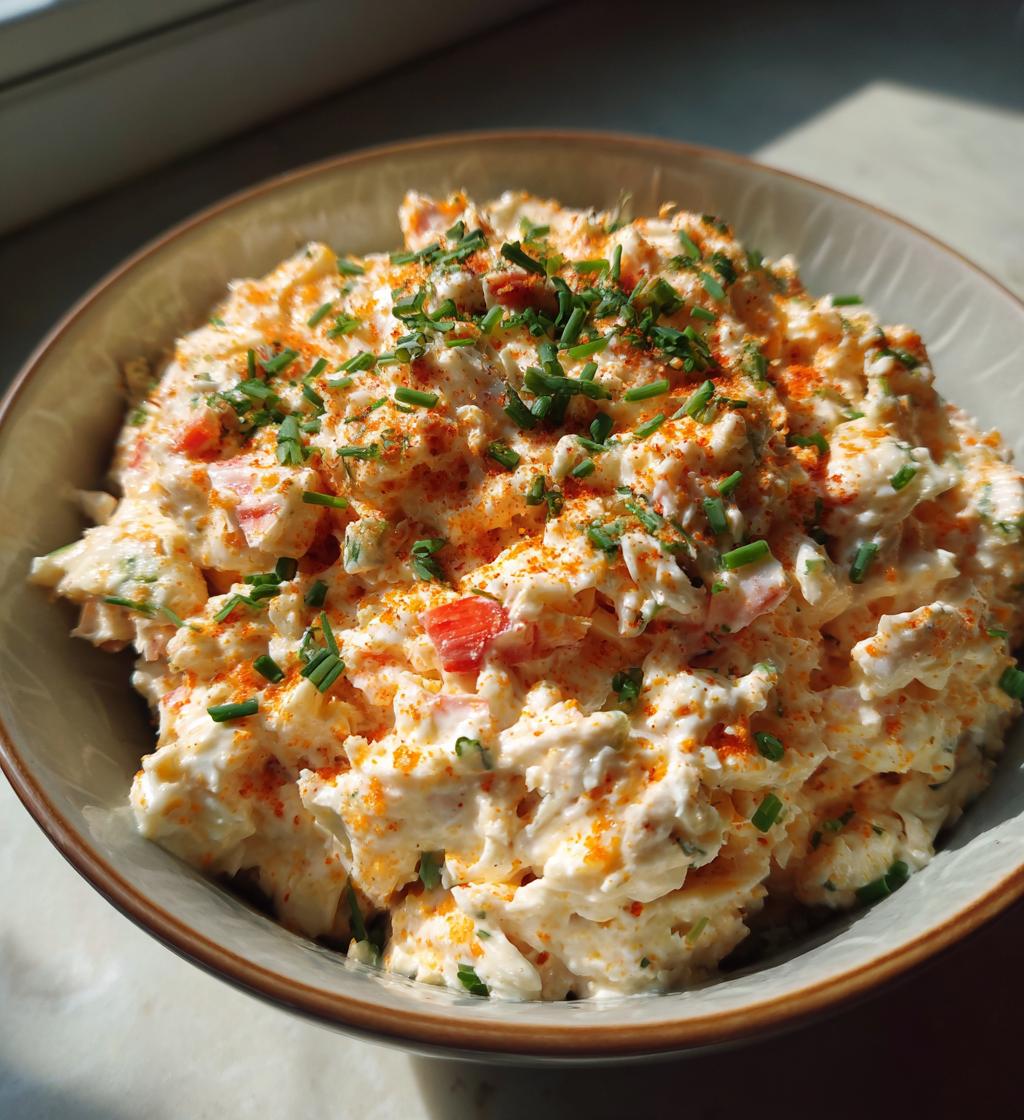 best ever cold crab dip - detail 1