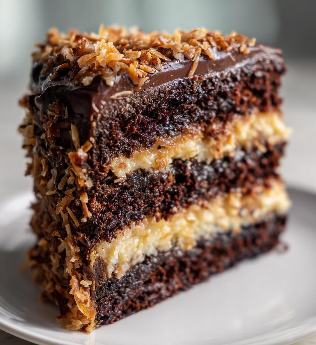 best ever german chocolate cake - detail 1