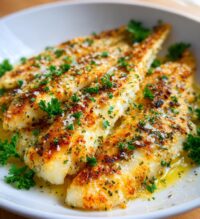 best garlic parmesan flounder recipe