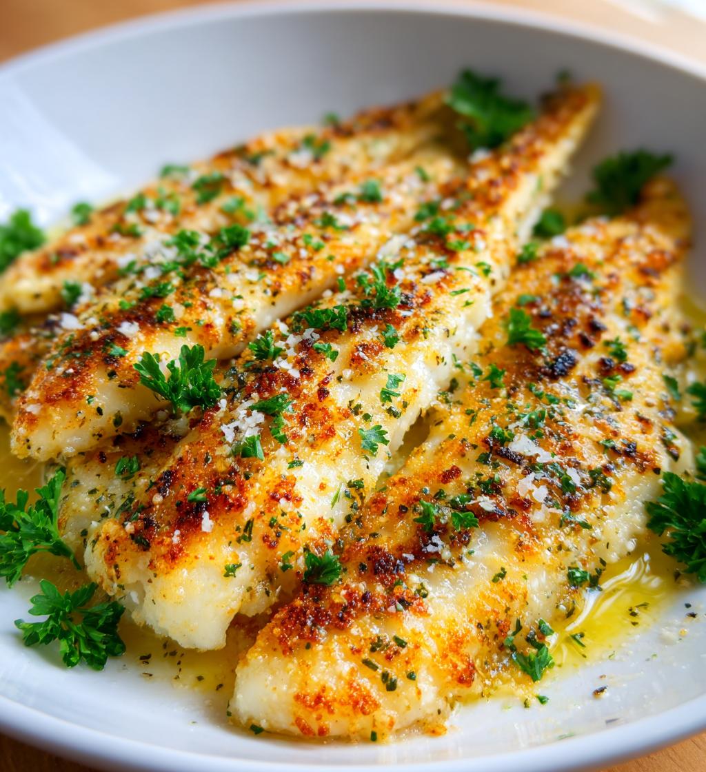 best garlic parmesan flounder recipe