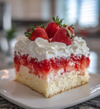 best strawberry poke cake